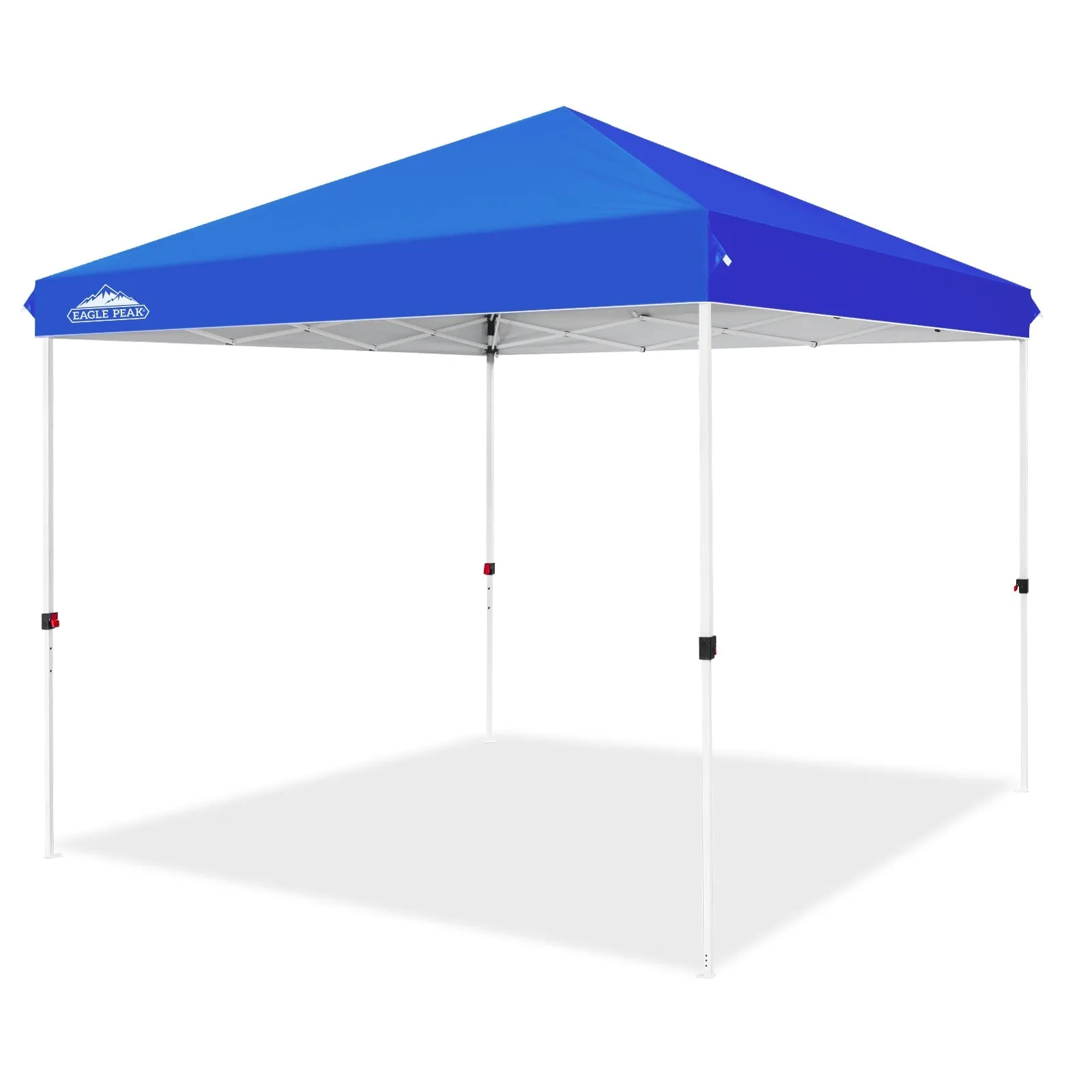 10x10 Outdoor Pop up Straight Leg Canopy with Wheeled Carry Bag