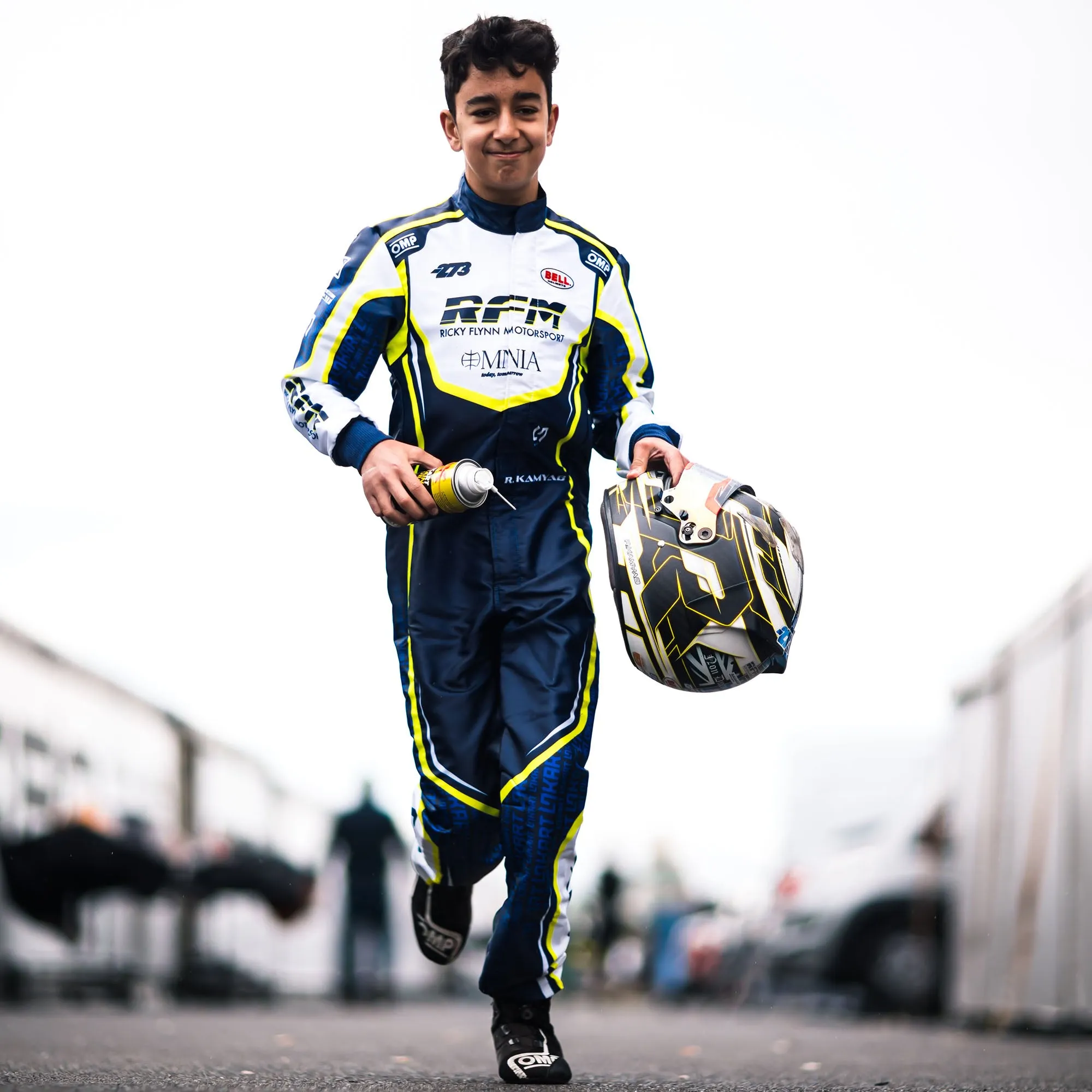 2025 OMP KS-2X ART Kids Karting Suit Child Junior Cadet FIA 8877-2022 Approved