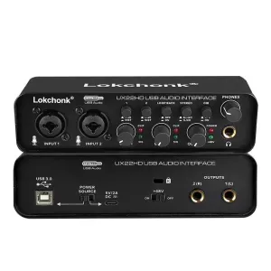 24 Bit Audio Interface for Live Recording and Podcasting
