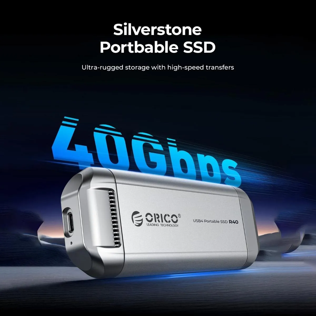 2tb 40gbps Portable Ssd Enclosure Silver