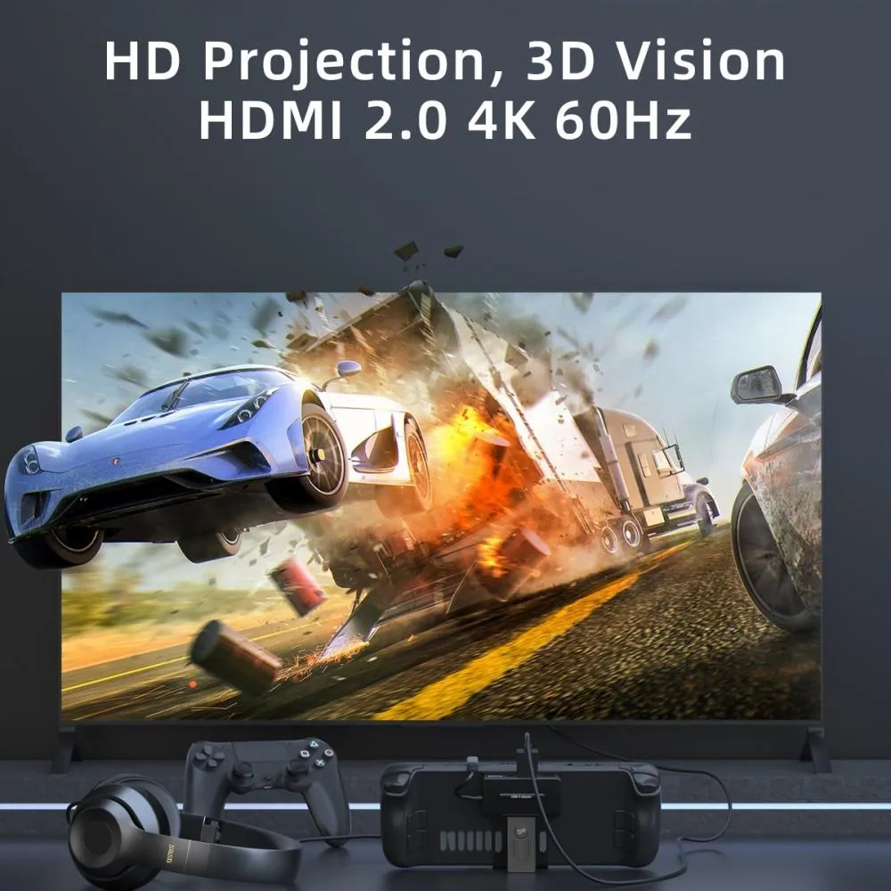 5-in-1 Docking Station for Steam Deck - 4k / 60hz Support