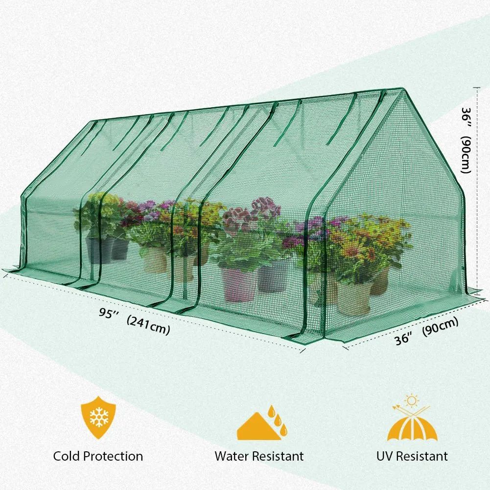 96"x36"x36" Mini Garden Portable Greenhouse