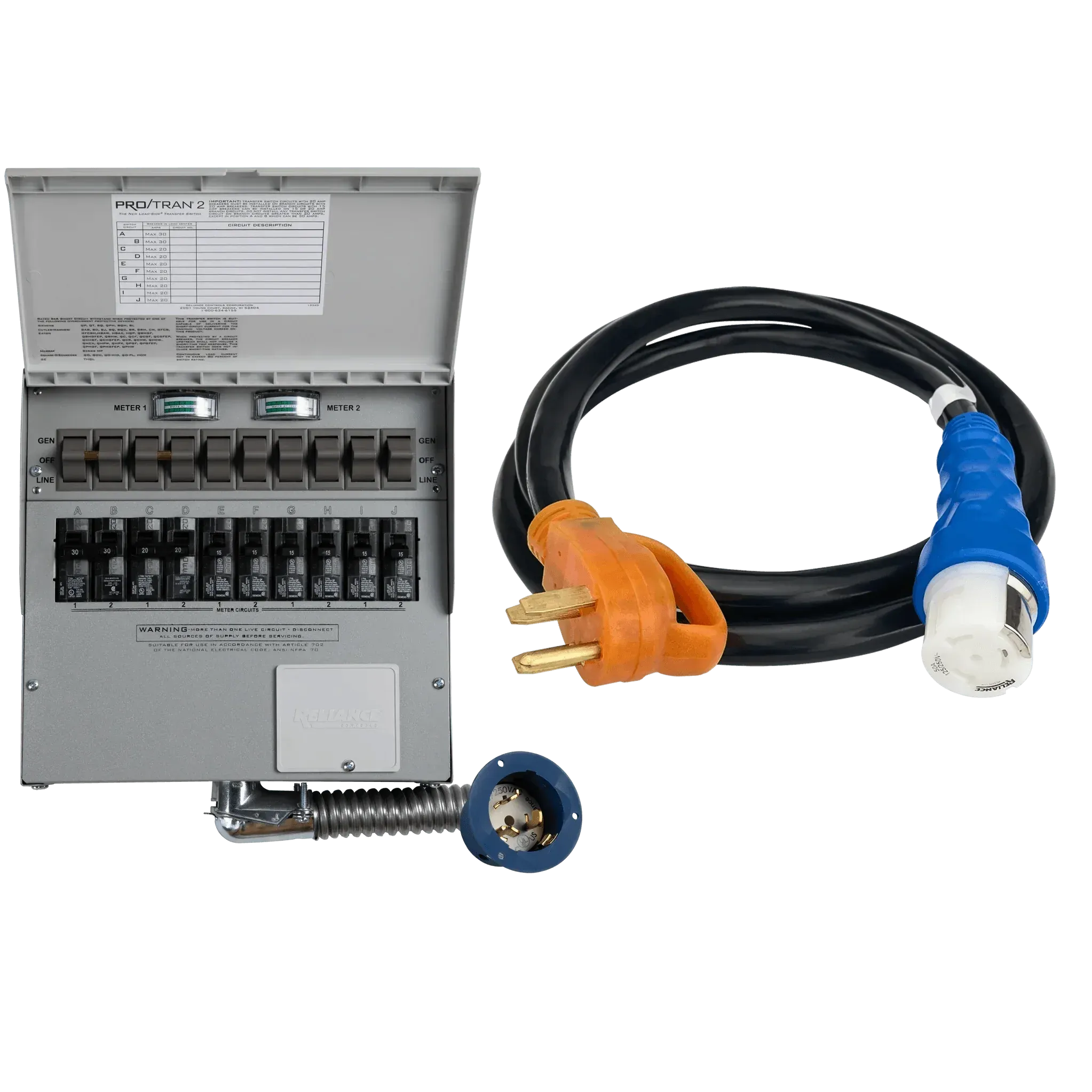 Anker SOLIX Home Backup Kit (50A Transfer Switch  Cable)