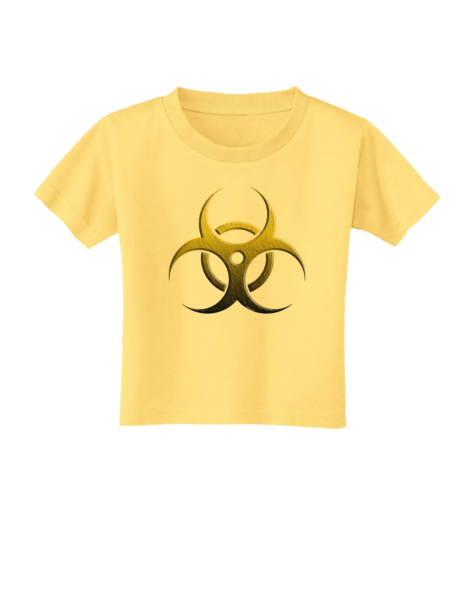 Biohazard Symbol Yellow Stone Apocalypse Toddler T-Shirt