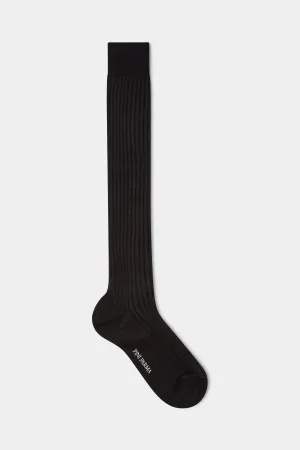 Black long socks - Made in Italy