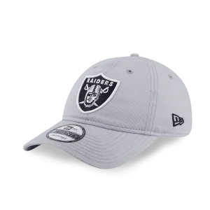 New Era 9TWENTY Las Vegas Raiders NFL Snow Gray Adjustable Cap