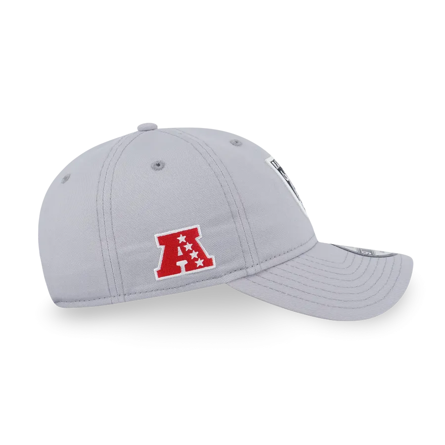 New Era 9TWENTY Las Vegas Raiders NFL Snow Gray Adjustable Cap