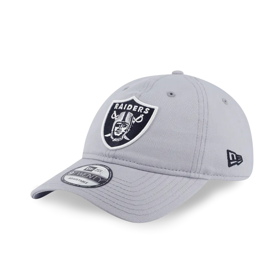 New Era 9TWENTY Las Vegas Raiders NFL Snow Gray Adjustable Cap