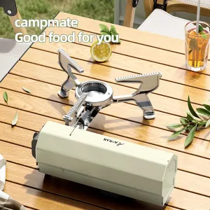 Portable Integrated Card Gas Stove for Outdoor Camping Hiking Barbecue Travel Cooking Oven Box Type