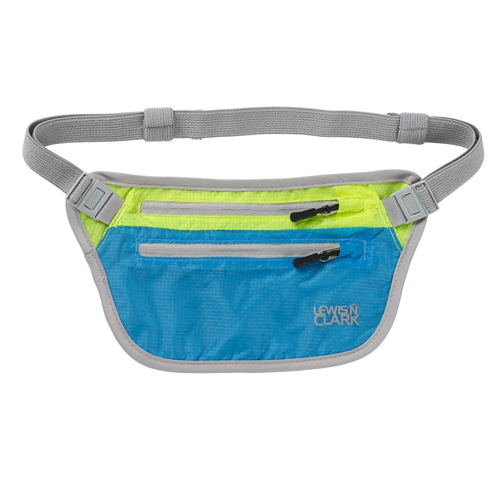 Travel Money Belt Ultra Light Waist Stash Passport Id Holder Lewis N Clark Nylon